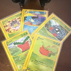 Pokemon TCG 2002 Parasect, Golduck, Tangela, Koffing, Hoppip Card Lot - Image 3