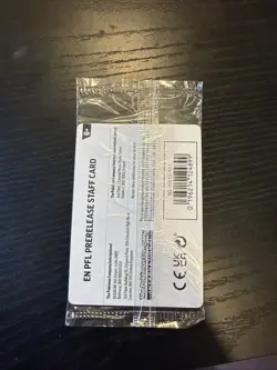 Phantasmal Flames STAFF Sealed Promo Pack - 4 Cards Pokemon TCG - Image 2