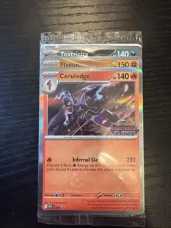 Phantasmal Flames STAFF Sealed Promo Pack - 4 Cards Pokemon TCG - Image 3