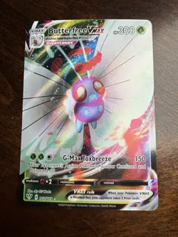 Butterfree VMAX 002/189 Swsh03: Darkness Ablaze Holo Pokemon Card TCG NM - Image 1
