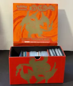 2016 Pokemon XY Evolutions 300+ Card Lot In Charizard Trainer Box for Storage - Image 3