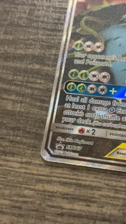 Pokemon Celebi & Venusaur GX SM167 Promo TAG TEAM Holo Card 270 HP English - Image 4
