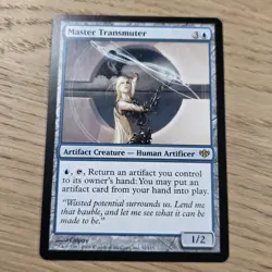 Magic: The Gathering Master Transmuter Rare Artifact Creature Blue Conflux - Image 2