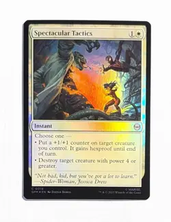 Spectacular Tactics ~ Magic MTG Spider-Man ~ Instant Foil #0015 - Image 1