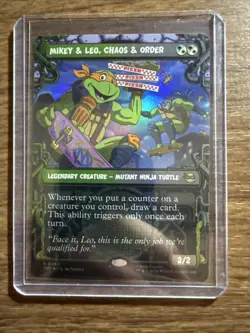 Mikey & Leo, Chaos & Order (Showcase) Teenage Mutant Ninja Turtles Foil - Image 1