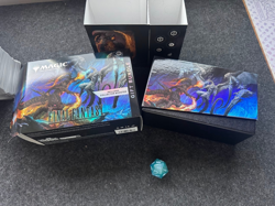 Empty MTG Final Fantasy Gift Bundle - Magic Box & Dice Only - Storage - Image 1