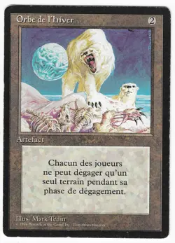 ►Magic-Style◄ MTG - Winter Orb - French Revised FBB - Played - Image 1