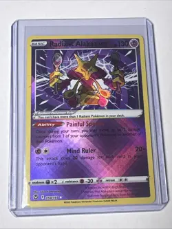 Radiant Alakazam - 059/195 -Silver Tempest-Pokemon TCG - Image 1