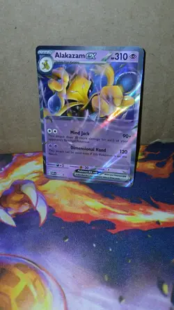 Alakazam EX Promo 050 No Star Holo ERROR Pokemon 151 - Image 1