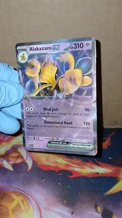 Alakazam EX Promo 050 No Star Holo ERROR Pokemon 151 - Image 2