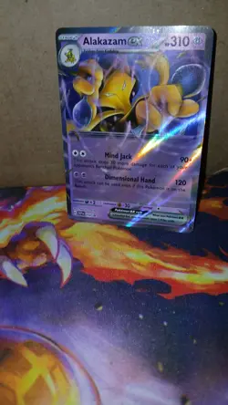 Alakazam EX Promo 050 No Star Holo ERROR Pokemon 151 - Image 3