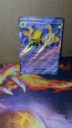 Alakazam EX Promo 050 No Star Holo ERROR Pokemon 151 - Image 4