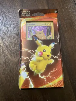 Pokemon XY Evolutions - Pikachu Power Theme Deck Cracked Ice Holo - NEW/SEALED 820650801600 - Image 1
