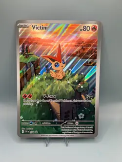*JUMBO* Victini 208 Black Bolt White Flare Promo Illustration Collection Pokemon - Image 1