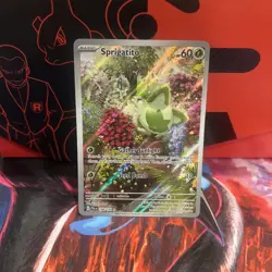 Pokemon TCG Sprigatito Scarlet & Violet - Paldea Evolved 196/193 IR - Image 1