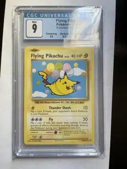CGC 9 Flying Pikachu Evolutions 110/108 Pokemon Card - Image 2