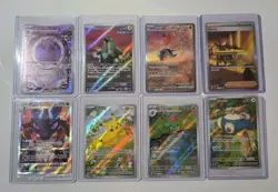 Pokemon TCG Lot Of 8 - Snorlax 051, Lucario VSTAR, Pikachu 088 636996769739 - Image 1