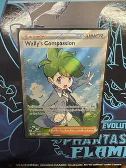 Pokemon TCG Wally's Compassion Mega Evolutions Card 176/132 NM Condition - Image 1