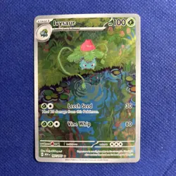 Pokemon Card Ivysaur 167/165 Art Rare Holo Japanese sv2a 151 - NM/Mint - Image 1