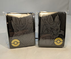 Pokemon TCG Zacian Zamazenta Premium Collection 2x 65 Count Sleeves - Image 1