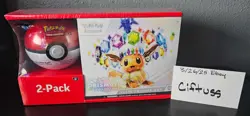 Pokemon TCG Sam’s Club Prismatic Evolutions ETB + Pokeball Bundle | Cut Corner | - Image 1