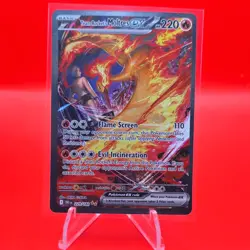 Pokemon Team Rocket's Moltres EX 229/182 Destined Rivals Holo Special Illustrat… - Image 1