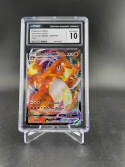 CHARIZARD VMAX DARKNESS ABLAZE HOLO 020/189 POKEMON CGC 10 - Image 1