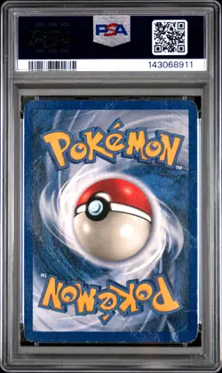 1999 POKEMON FOSSIL #4 DRAGONITE-HOLO PSA 1 - Image 2