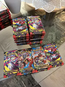 X90 Pokemon TCG Mega Evolution Loose sealed booster packs vending machines - Image 2