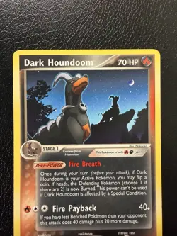 2004 Ex Team Rocket Returns Dark Houndoom 37/109 LP+ - Image 2