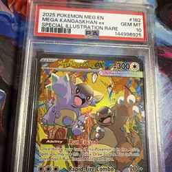 Pokemon Mega Kangaskhan ex 182/132 Me01: Mega Evolution SIR PSA 10 - Image 1