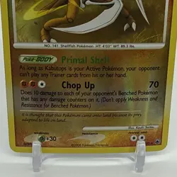 Kabutops - 6/100 - Holo Rare - Reverse Holo Pokemon Majestic Dawn MP - Image 3