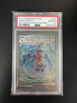 Graded Pokemon Garchomp EX 245/182 Paradox Rift PSA 10 - Image 1