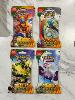 Pokemon XY Roaring Skies Sleeved Booster Pack Art Set - Brand New - Image 1