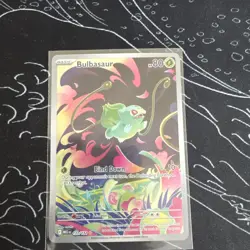 Pokemon Bulbasaur 133/132 Me01 Mega Evolution Full Art Holo 80 HP English - Image 1