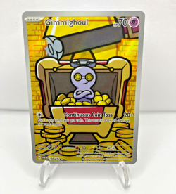 Gimmighoul Illustration Rare Pokemon SV04: Paradox Rift 198/182 NM/M - Image 1
