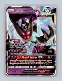 Dawn Wings Necrozma GX 63/156 Holo Rare GX Ultra Prism Pokemon Lightly Played - Image 1