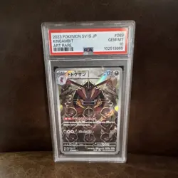 Pokemon Kingambit 089/078 Sv1s Scarlet Ex Art Rare Holo PSA 10 Japanese - Image 1