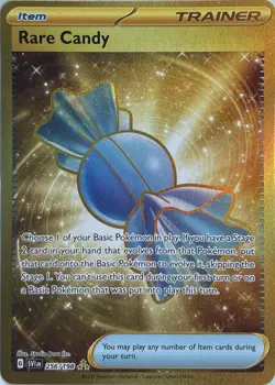 Rare Candy 256/198 Hyper Rare Scarlet & Violet Pokemon Near Mint - Image 1