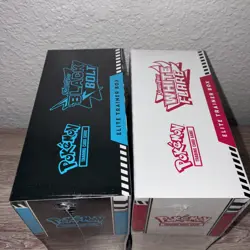 Pokemon TCG Black Bolt and White Flare Elite Trainer Box ETB Set of 2 Sealed - Image 3