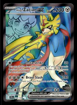 Pokemon TCG SV09: Journey Together #176/159 Hop's Zacian ex NM - Image 1