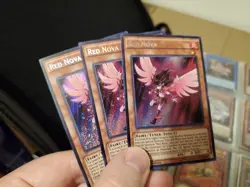Yu-Gi-Oh Red Nova DRL3-EN017 Secret Rare 1st Edition Light Play Condition - Image 1