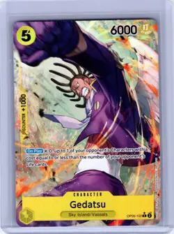 One Piece TCG Gedatsu OP05-102 Alt Art Rare Awakening New Era NM English - Image 1