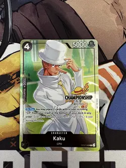 One Piece TCG - Kaku - CS 25-26 Championship Celebration Pack OP07-080 - Image 1
