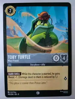 Disney Lorcana TCG - Reign Of Jafar: Toby Turtle (190/204) - Common- Near Mint - Image 1