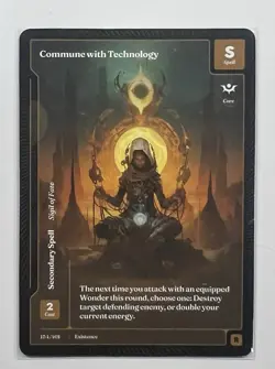 Wonders Of The First: Existence - Commune with Technology 154/401 RARE 🔥🔥🔥 - Image 2