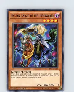 Yu-Gi-Oh Tristan, Knight Of The Underworld SR07-EN011 1st Edition Common Card NM - Image 1
