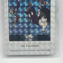 Dragon Ball Z The Z Soldiers Prism Hero Collection Holo Foil Artbox Card 150 NM - Image 3