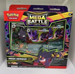 Pokemon Mega Gengar EX Mega Card Deck with Full Art Haunter EX..Factory Sealed!! - Image 1