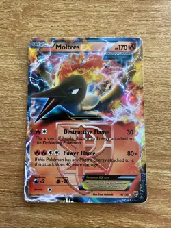 moltres ex 14/135 Team Plasma Pokemon Card TCG - Image 1